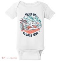 Keep The Ocean Blue Baby Bodysuit thumb 0
