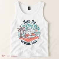 Keep The Ocean Blue Tank Top thumb 2