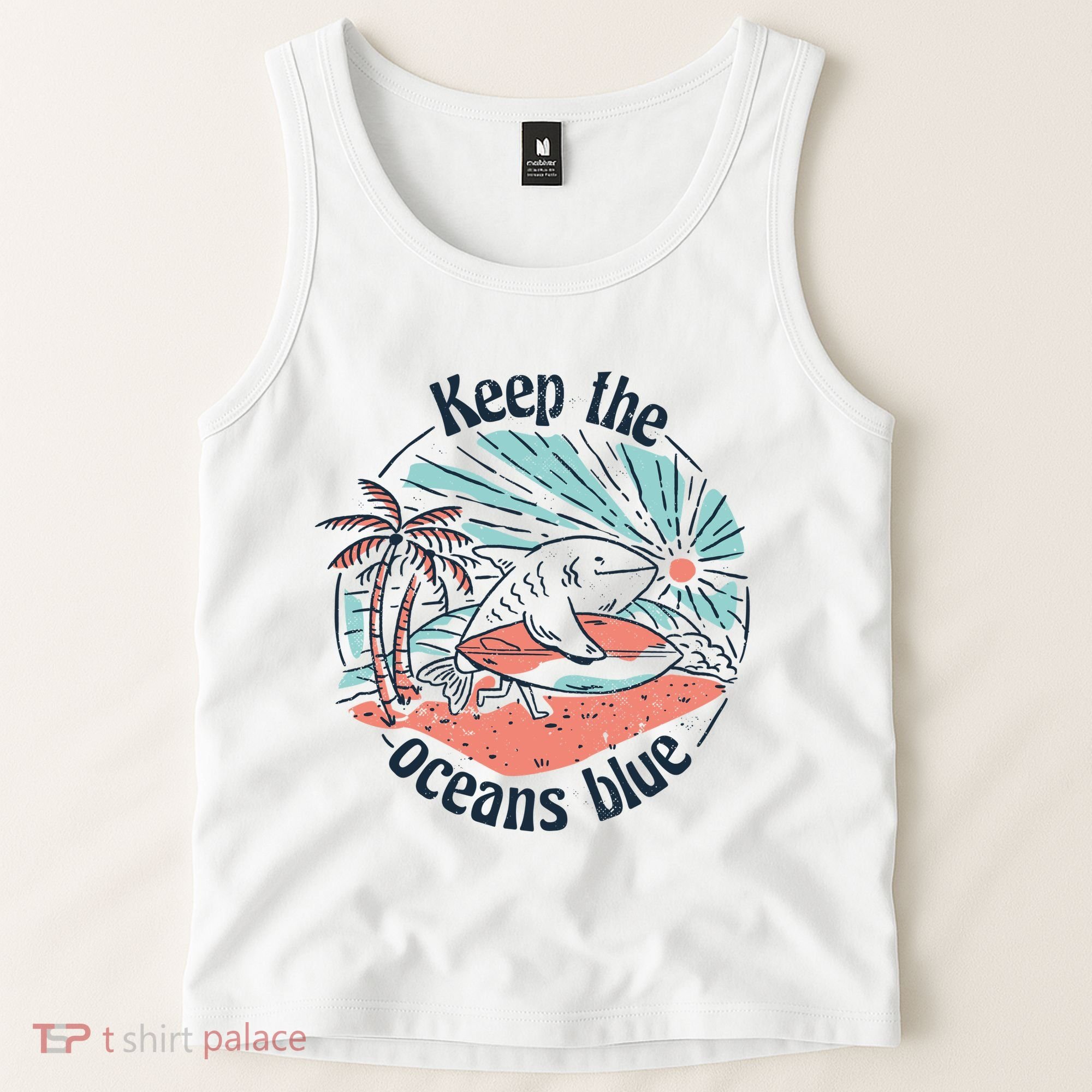 Keep The Ocean Blue Tank Top