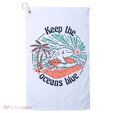Keep The Ocean Blue Golf Towel