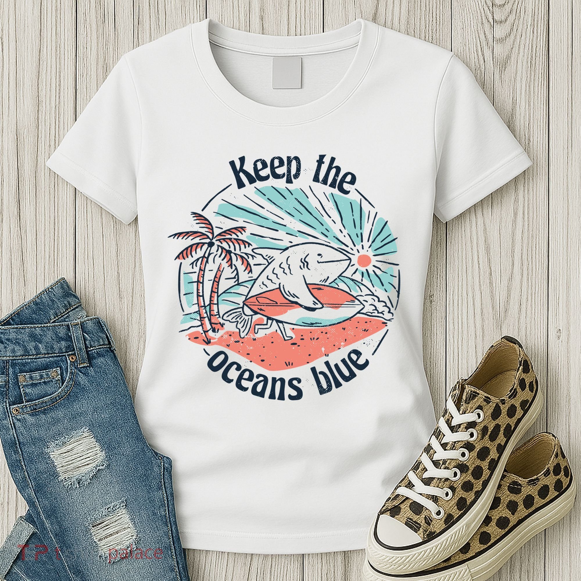 Keep The Ocean Blue Women's T-Shirt