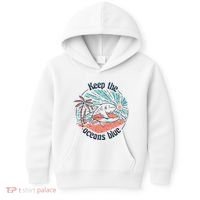 Keep The Ocean Blue Kids Hoodie thumb 0