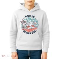 Keep The Ocean Blue Kids Hoodie thumb 4