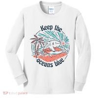 Keep The Ocean Blue Kids Long Sleeve Shirt thumb 0