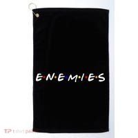 Keep Your Enemies Close Golf Towel thumb 0