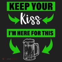 Keep Your Kiss I'm Here For The Beer Women's Sweatshirt thumb 2