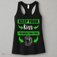 Keep Your Kiss I'm Here For The Beer Women's Tank Top thumb 3