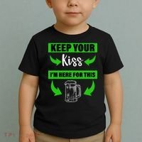 Keep Your Kiss I'm Here For The Beer Toddler T-Shirt thumb 2