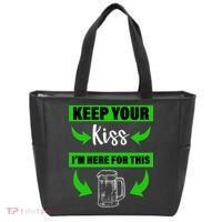 Keep Your Kiss I'm Here For The Beer Tote Bag thumb 0