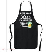 Keep Your Kiss I'm Here For This Beer Apron thumb 0