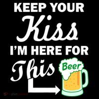 Keep Your Kiss I'm Here For This Beer Bucket Hat thumb 4