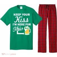 Keep Your Kiss I'm Here For This Beer Pajama Set thumb 0
