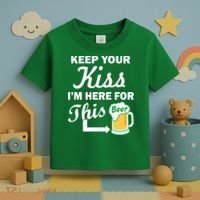 Keep Your Kiss I'm Here For This Beer Toddler T-Shirt thumb 3