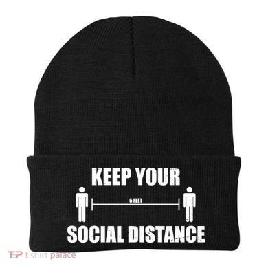 Keep Your Social Distance 6 Feet Beanie