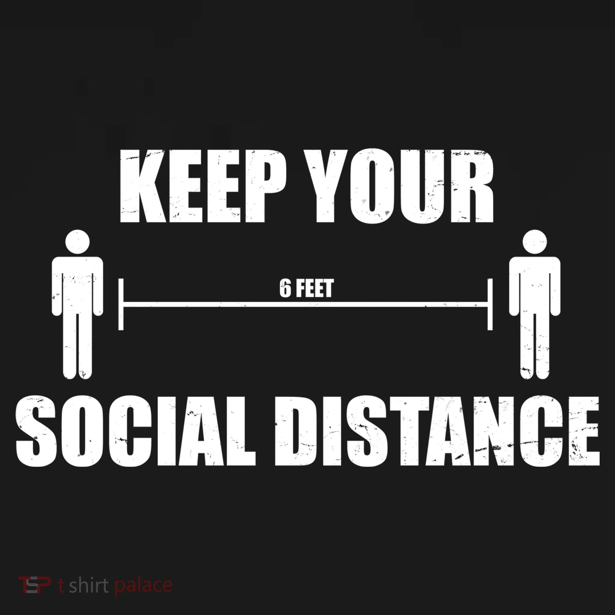 Keep Your Social Distance 6 Feet Women's Hoodie
