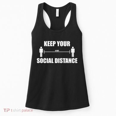 Keep Your Social Distance 6 Feet Women's Tank Top