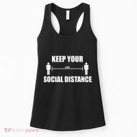 Keep Your Social Distance 6 Feet Women's Tank Top thumb 0