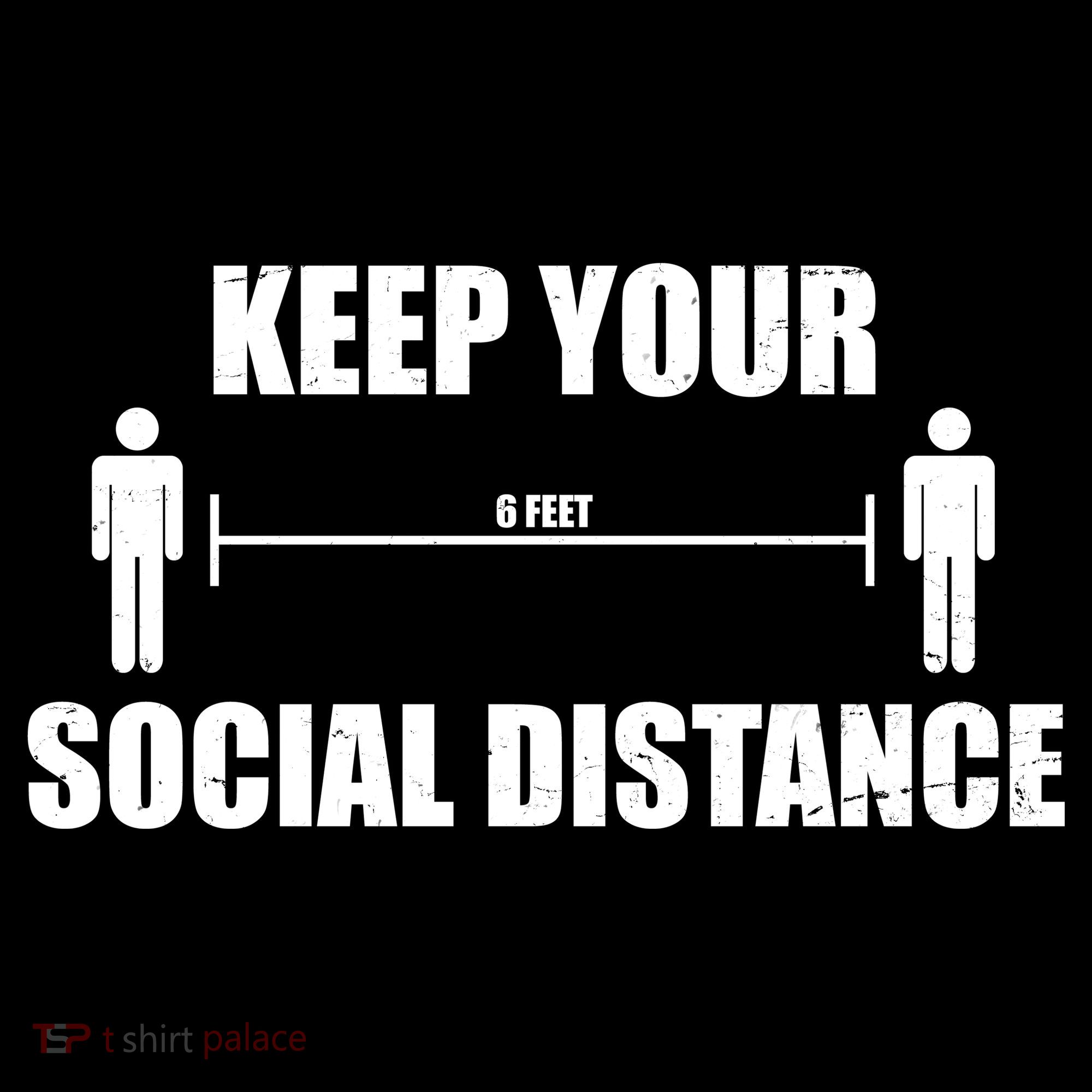 Keep Your Social Distance 6 Feet Toddler Hoodie