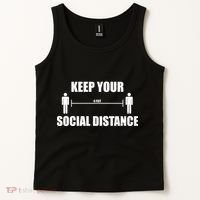 Keep Your Social Distance 6 Feet Tank Top thumb 2