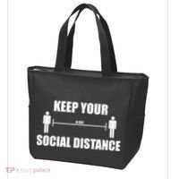 Keep Your Social Distance 6 Feet Tote Bag thumb 3