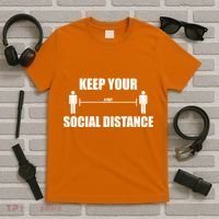 Keep Your Social Distance 6 Feet T-Shirt thumb 5
