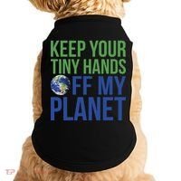 Keep Your Tiny Hads Off My Planet Earth Photo Doggie Tank thumb 0