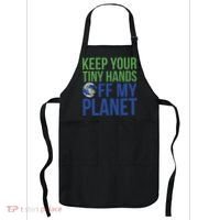 Keep Your Tiny Hads Off My Planet Earth Photo Apron thumb 0