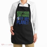 Keep Your Tiny Hads Off My Planet Earth Photo Apron thumb 2