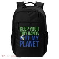 Keep Your Tiny Hads Off My Planet Earth Photo Backpack thumb 0
