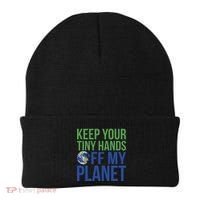 Keep Your Tiny Hads Off My Planet Earth Photo Beanie thumb 0