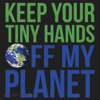 Keep Your Tiny Hads Off My Planet Earth Photo Golf Towel thumb 3