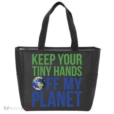 Keep Your Tiny Hads Off My Planet Earth Photo Tote Bag