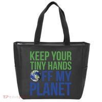 Keep Your Tiny Hads Off My Planet Earth Photo Tote Bag thumb 0