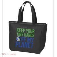 Keep Your Tiny Hads Off My Planet Earth Photo Tote Bag thumb 3
