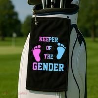Keeper Of The Gender Golf Towel thumb 2