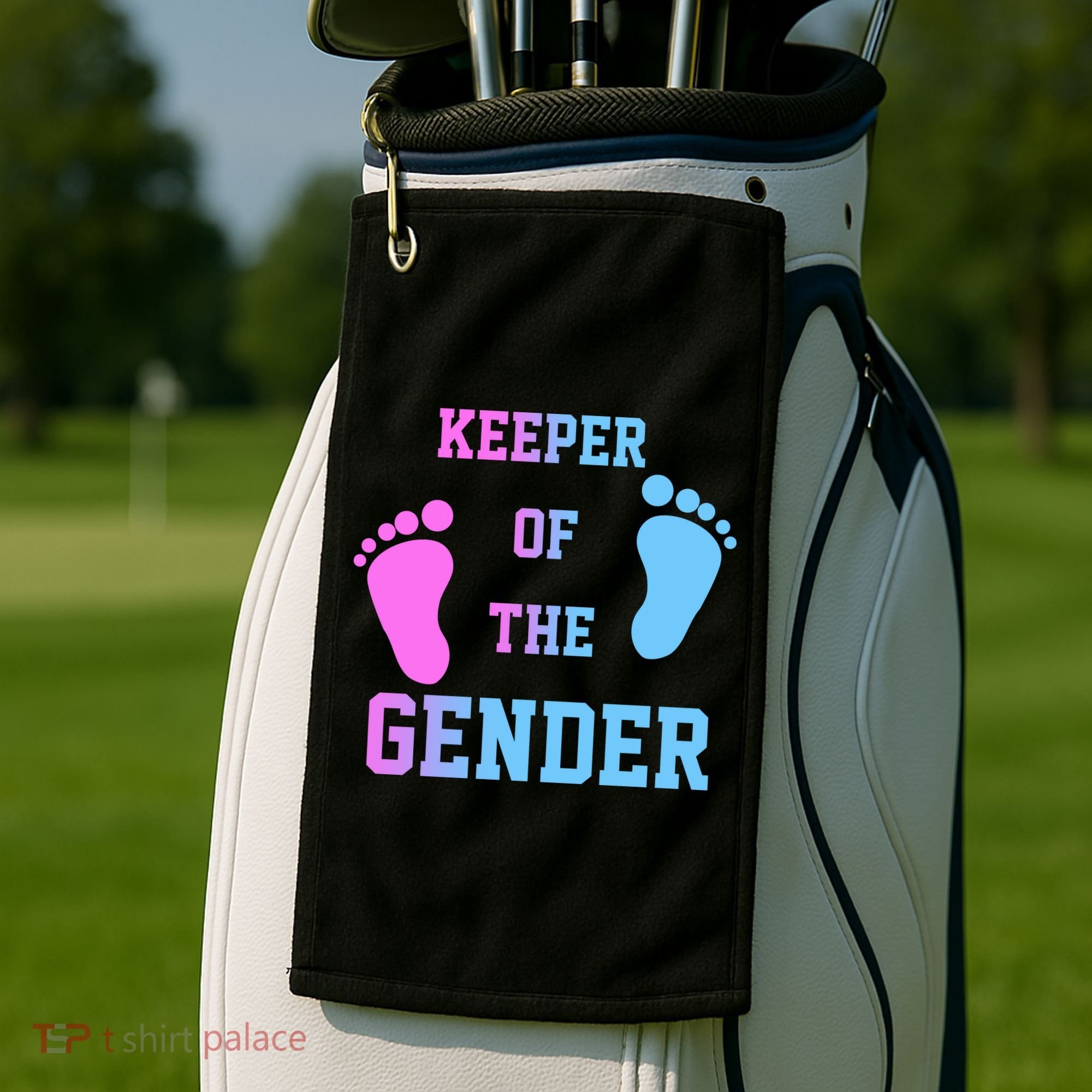 Keeper Of The Gender Golf Towel