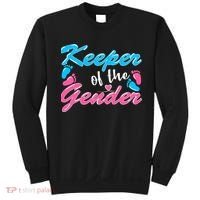 Keeper Of The Gender Baby Reveal Party Sweatshirt thumb 0
