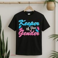 Keeper Of The Gender Baby Reveal Party T-Shirt thumb 2
