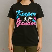 Keeper Of The Gender Baby Reveal Party T-Shirt thumb 4