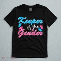 Keeper Of The Gender Baby Reveal Party T-Shirt thumb 5