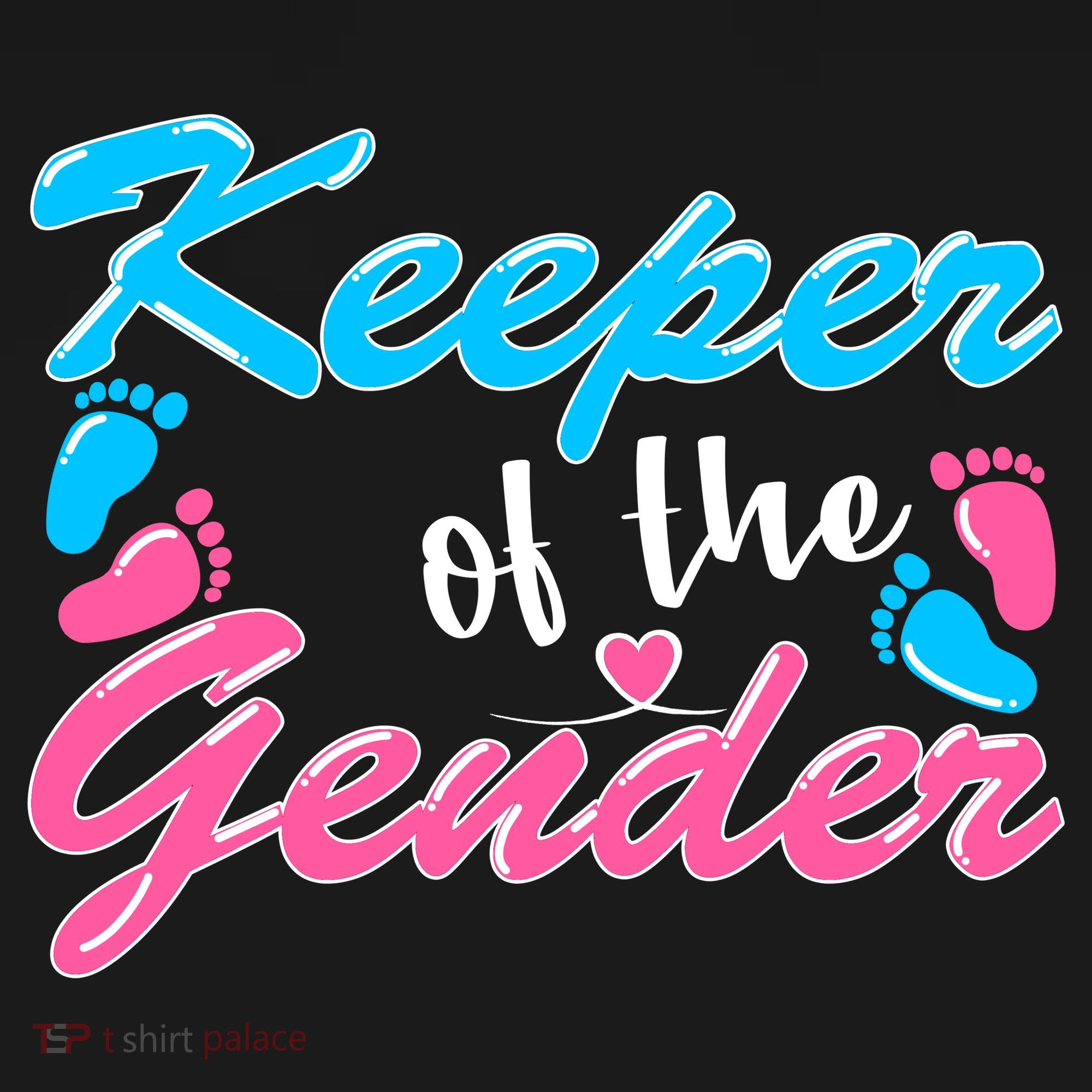 Keeper Of The Gender Baby Reveal Party T-Shirt