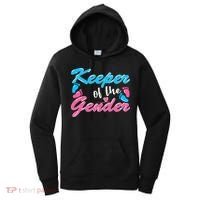 Keeper Of The Gender Baby Reveal Party Women's Hoodie thumb 0
