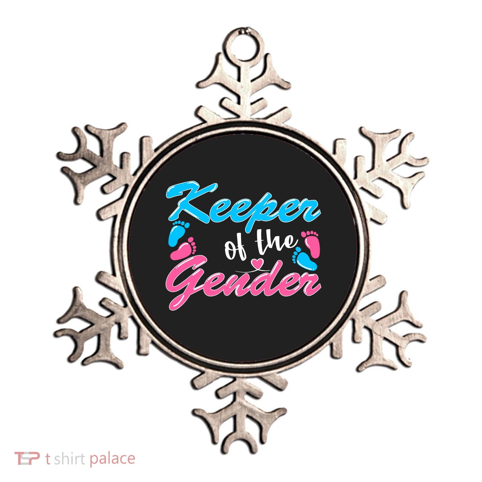 Keeper Of The Gender Baby Reveal Party Ornament