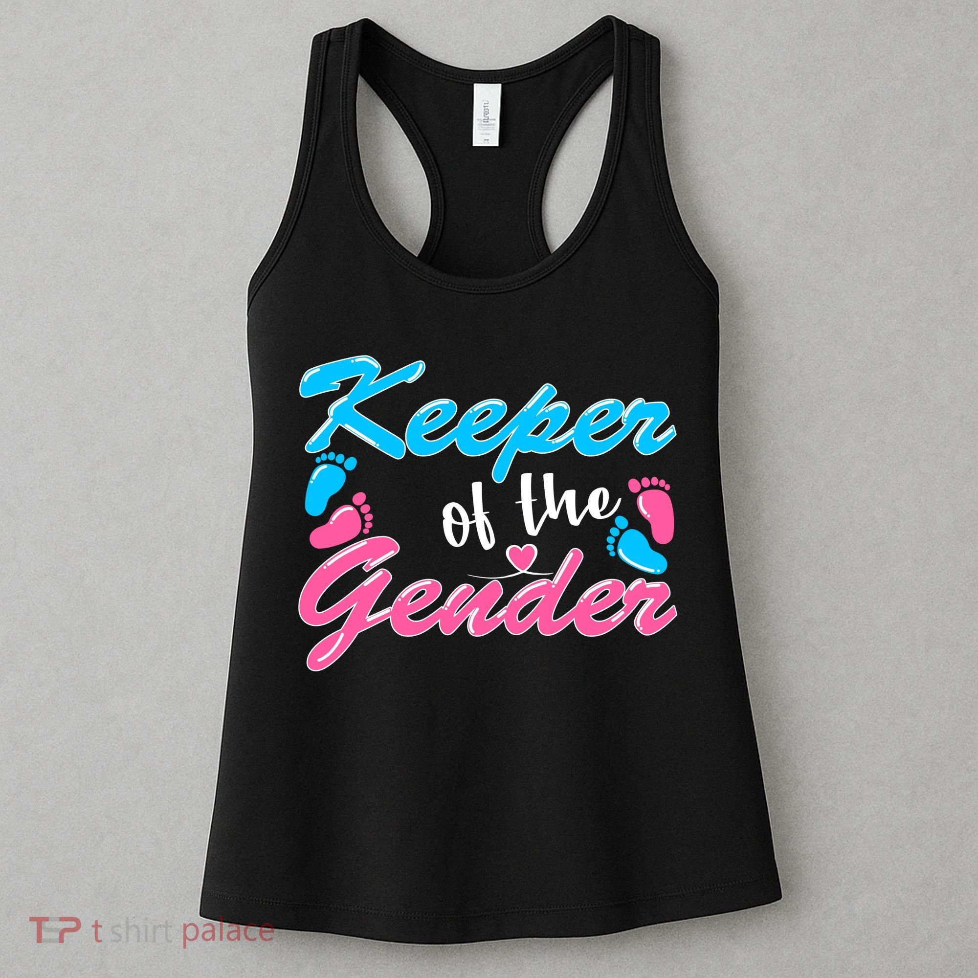 Keeper Of The Gender Baby Reveal Party Women's Tank Top