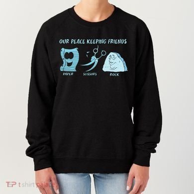 Keeping Friends Scissors Paper Rock Women's Sweatshirt