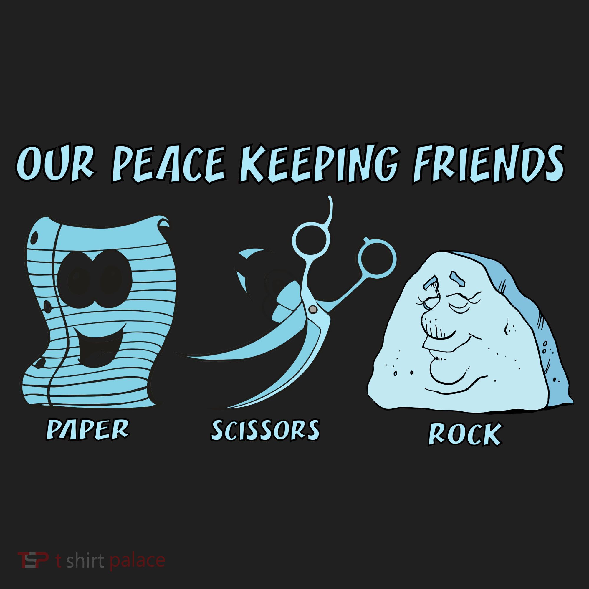 Keeping Friends Scissors Paper Rock Women's Sweatshirt