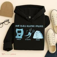 Keeping Friends Scissors Paper Rock Hoodie thumb 4