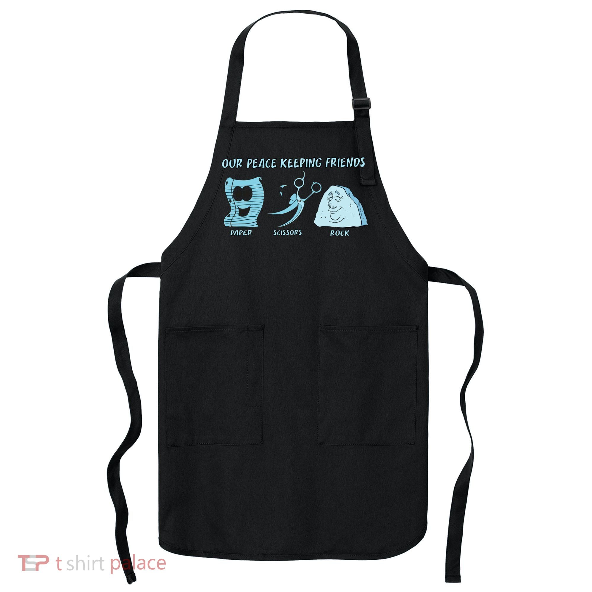 Keeping Friends Scissors Paper Rock Apron