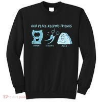 Keeping Friends Scissors Paper Rock Sweatshirt thumb 0