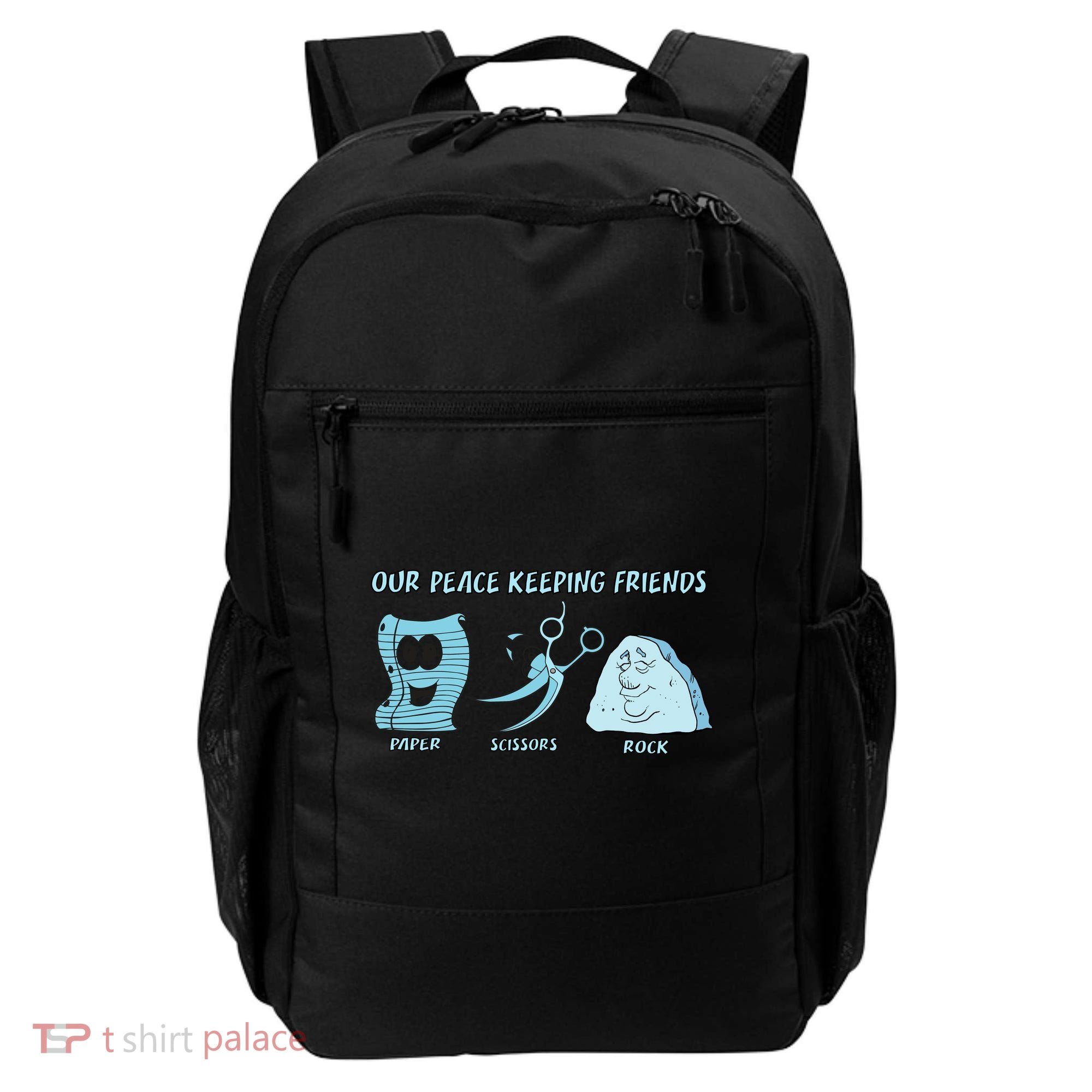 Keeping Friends Scissors Paper Rock Backpack